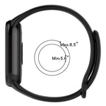 5 Pack xDfind Metal Buckle Solid Color Silicone Watch Band, For Xiaomi Smart Band 10 / 9 / 8