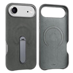 VIETAO Suede MagSafe PU Leather Phone Case with Holder, For iPhone 17 Pro Max, For iPhone 17 Pro, For iPhone 17, For iPhone Air