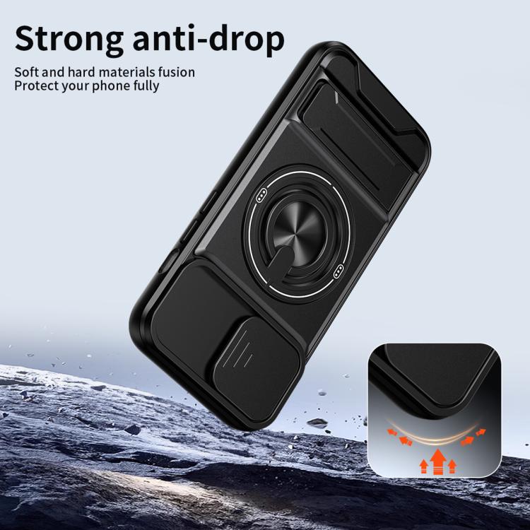 Lens Sliding Window Multifunctional Magnetic Shockproof Phone Case, For iPhone 13, For iPhone 12, For iPhone 12 Pro Max, For iPhone 12 Pro, For iPhone 11 Pro Max, For iPhone 11, For iPhone XS Max