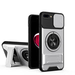 Lens Sliding Window Multifunctional Magnetic Shockproof Phone Case, For iPhone XS Max, For iPhone 7 Plus, For iPhone 7