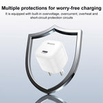 Yesido YC16U PD 35W Type-C Mini Ice Cube Fast Charger, US Plug