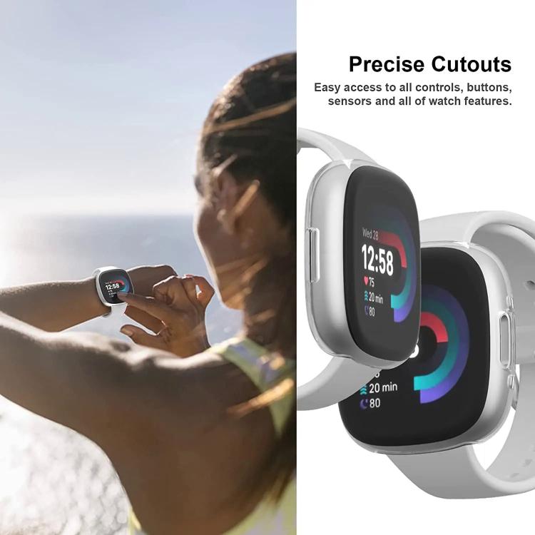 xDfind Full-coverage TPU Watch Protective Cover, For Fitbit Versa 4, For Fitbit Versa 3