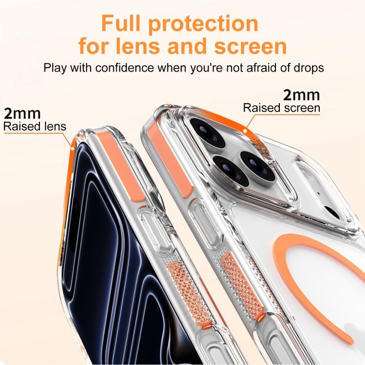 Ice Armor Magnetic PC Hybrid TPU Phone Case, For iPhone 17 Pro Max, For iPhone 17 Pro, For iPhone Air
