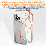 Ice Armor Magnetic PC Hybrid TPU Phone Case, For iPhone 17 Pro Max, For iPhone 17 Pro, For iPhone Air