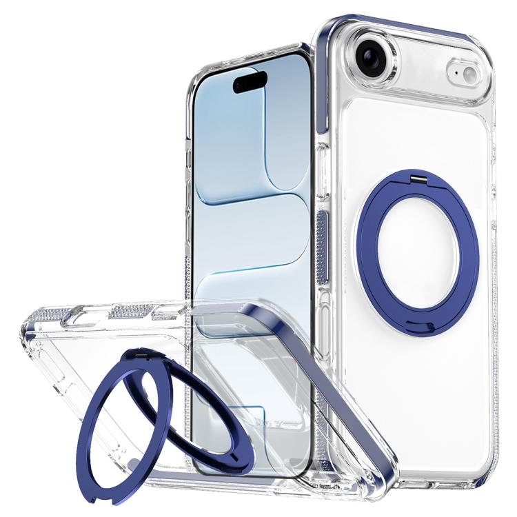 Ice Armor Magnetic Rotation Holder PC Hybrid TPU Phone Case, For iPhone 17 Pro Max, For iPhone 17 Pro, For iPhone Air