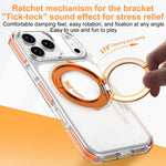 Ice Armor Magnetic Rotation Holder PC Hybrid TPU Phone Case, For iPhone 17 Pro Max, For iPhone 17 Pro, For iPhone Air