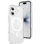 Crystal Shield Clear Magnetic Acrylic Hybrid TPU Phone Case, For iPhone 17 Pro Max, For iPhone 17 Pro, For iPhone 17, For iPhone Air, For iPhone 16 Pro Max, For iPhone 16 Pro