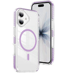 Crystal Shield Clear Magnetic Acrylic Hybrid TPU Phone Case, For iPhone 17 Pro Max, For iPhone 17 Pro, For iPhone 17, For iPhone Air, For iPhone 16 Pro Max, For iPhone 16 Pro
