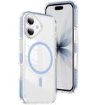 Crystal Shield Clear Magnetic Acrylic Hybrid TPU Phone Case, For iPhone 17 Pro Max, For iPhone 17 Pro, For iPhone 17, For iPhone Air, For iPhone 16 Pro Max, For iPhone 16 Pro