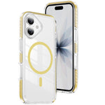 Crystal Shield Clear Magnetic Acrylic Hybrid TPU Phone Case, For iPhone 17 Pro Max, For iPhone 17 Pro, For iPhone 17, For iPhone Air, For iPhone 16 Pro Max, For iPhone 16 Pro