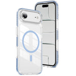 Crystal Shield Clear Magnetic Acrylic Hybrid TPU Phone Case, For iPhone 17 Pro Max, For iPhone 17 Pro, For iPhone 17, For iPhone Air, For iPhone 16 Pro Max, For iPhone 16 Pro