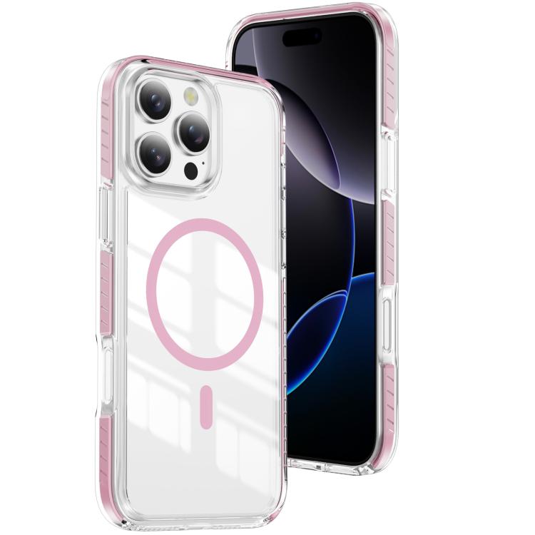 Crystal Shield Clear Magnetic Acrylic Hybrid TPU Phone Case, For iPhone 17 Pro Max, For iPhone 17 Pro, For iPhone 17, For iPhone Air, For iPhone 16 Pro Max, For iPhone 16 Pro