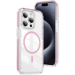 Crystal Shield Clear Magnetic Acrylic Hybrid TPU Phone Case, For iPhone 15 Pro, For iPhone 15 Plus, For iPhone 15, For iPhone 14 Plus, For iPhone 14 / 13, For iPhone 14 Pro