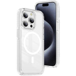 Crystal Shield Clear Magnetic Acrylic Hybrid TPU Phone Case, For iPhone 15 Pro, For iPhone 15 Plus, For iPhone 15, For iPhone 14 Plus, For iPhone 14 / 13, For iPhone 14 Pro