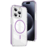 Crystal Shield Clear Magnetic Acrylic Hybrid TPU Phone Case, For iPhone 15 Pro, For iPhone 15 Plus, For iPhone 15, For iPhone 14 Plus, For iPhone 14 / 13, For iPhone 14 Pro