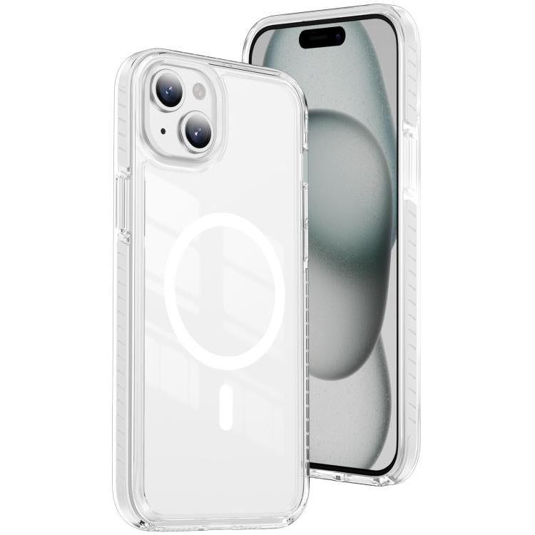 Crystal Shield Clear Magnetic Acrylic Hybrid TPU Phone Case, For iPhone 16 Plus, For iPhone 16, For iPhone 15 Pro Max, For iPhone 15 Pro, For iPhone 15 Plus, For iPhone 15