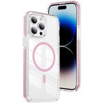 Crystal Shield Clear Magnetic Acrylic Hybrid TPU Phone Case, For iPhone 14 Plus, For iPhone 14 / 13, For iPhone 14 Pro, For iPhone 14 Pro Max, For iPhone 13 Pro Max, For iPhone 13 Pro
