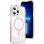 Crystal Shield Clear Magnetic Acrylic Hybrid TPU Phone Case, For iPhone 14 Plus, For iPhone 14 / 13, For iPhone 14 Pro, For iPhone 14 Pro Max, For iPhone 13 Pro Max, For iPhone 13 Pro