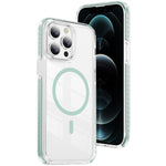 Crystal Shield Clear Magnetic Acrylic Hybrid TPU Phone Case, For iPhone 12 / 12 Pro, For iPhone 12 Pro Max