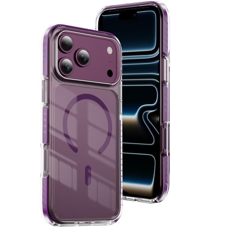 Crystal Shield Clear Magnetic Acrylic Hybrid TPU Phone Case, For iPhone 18 Pro, For iPhone 18 Pro Max, For iPhone 17 Pro Max, For iPhone 17 Pro, For iPhone 17