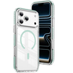Crystal Shield Clear Magnetic Acrylic Hybrid TPU Phone Case, For iPhone 18 Pro, For iPhone 18 Pro Max, For iPhone 17 Pro Max, For iPhone 17 Pro, For iPhone 17