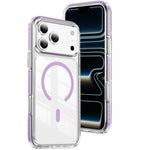 Crystal Shield Clear Magnetic Acrylic Hybrid TPU Phone Case, For iPhone 18 Pro, For iPhone 18 Pro Max, For iPhone 17 Pro Max, For iPhone 17 Pro, For iPhone 17, For iPhone Air