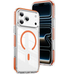 Crystal Shield Clear Magnetic Acrylic Hybrid TPU Phone Case, For iPhone 18 Pro, For iPhone 18 Pro Max, For iPhone 17 Pro Max, For iPhone 17 Pro, For iPhone 17