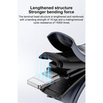 Yesido CA138L 12W 2.4A USB to 8 Pin OLED Display Charging Data Cable, USB to 8 Pin
