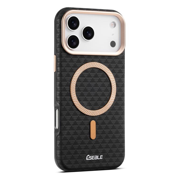 ESEBLE L3 Triangular Shield Metal Lens Magnetic Phone Case, For iPhone 18 Pro / 17 Pro, For iPhone 18 Pro Max / 17 Pro Max