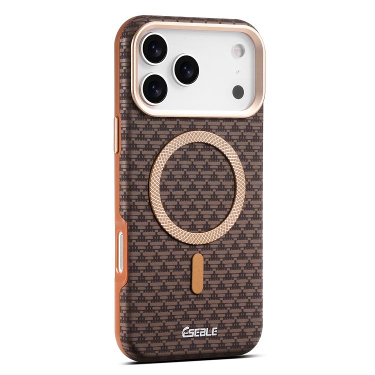 ESEBLE L3 Triangular Shield Metal Lens Magnetic Phone Case, For iPhone 17 Pro Max, For iPhone 17 Pro