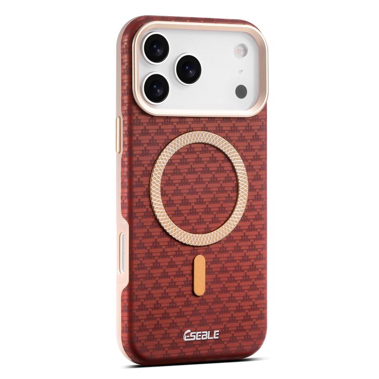 ESEBLE L3 Triangular Shield Metal Lens Magnetic Phone Case, For iPhone 18 Pro / 17 Pro, For iPhone 18 Pro Max / 17 Pro Max