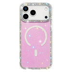 Rhinestone Dual-side IMD PC Hybrid TPU Magnetic Phone Case, For iPhone 17 Pro Max, For iPhone 17 Pro, For iPhone 17, For iPhone Air, For iPhone 16 Pro Max, For iPhone 16 Pro, For iPhone 16 Plus, For iPhone 16