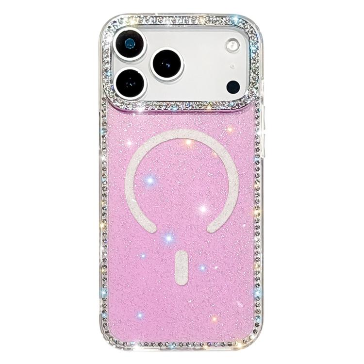 Rhinestone Dual-side IMD PC Hybrid TPU Magnetic Phone Case, For iPhone 17 Pro Max, For iPhone 17 Pro, For iPhone 17, For iPhone Air, For iPhone 16 Pro Max, For iPhone 16 Pro, For iPhone 16 Plus, For iPhone 16