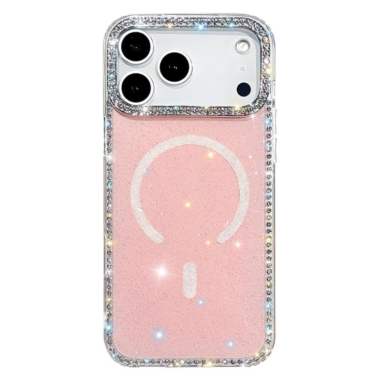 Rhinestone Dual-side IMD PC Hybrid TPU Magnetic Phone Case, For iPhone 17 Pro Max, For iPhone 17 Pro, For iPhone 17, For iPhone Air, For iPhone 16 Pro Max, For iPhone 16 Pro, For iPhone 16 Plus, For iPhone 16