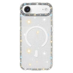Rhinestone Dual-side IMD PC Hybrid TPU Magnetic Phone Case, For iPhone 17 Pro Max, For iPhone 17 Pro, For iPhone 17, For iPhone Air, For iPhone 16 Pro Max, For iPhone 16 Pro, For iPhone 16 Plus, For iPhone 16