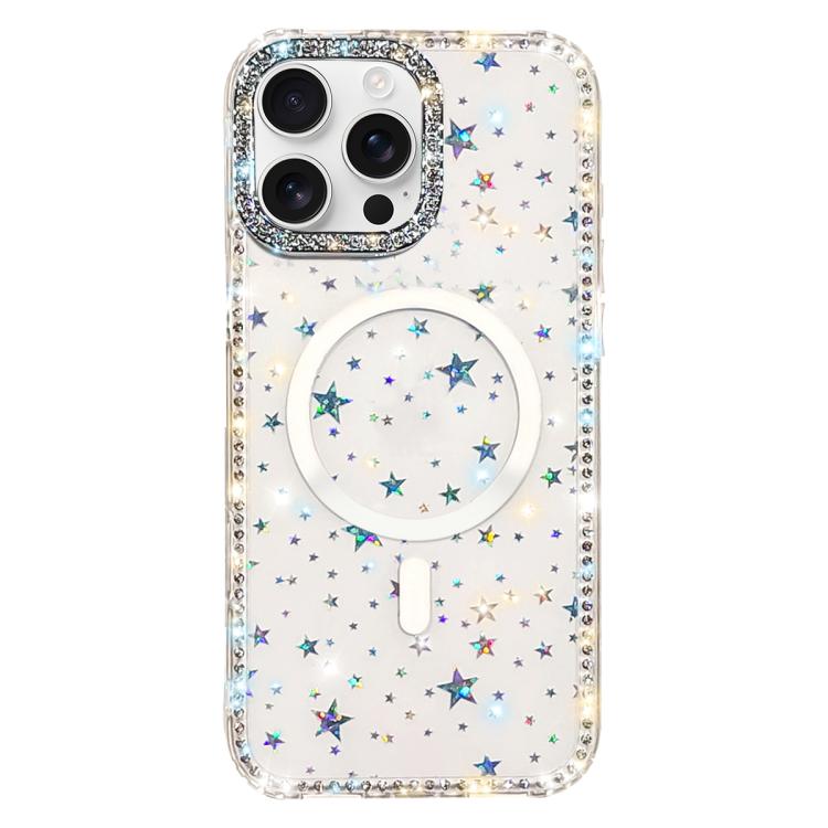 Rhinestone Dual-side IMD PC Hybrid TPU Magnetic Phone Case, For iPhone 17 Pro Max, For iPhone 17 Pro, For iPhone 17, For iPhone Air, For iPhone 16 Pro Max, For iPhone 16 Pro, For iPhone 16 Plus, For iPhone 16