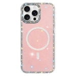 Rhinestone Dual-side IMD PC Hybrid TPU Magnetic Phone Case, For iPhone 17 Pro Max, For iPhone 17 Pro, For iPhone 17, For iPhone Air, For iPhone 16 Pro Max, For iPhone 16 Pro, For iPhone 16 Plus, For iPhone 16