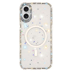 Rhinestone Dual-side IMD PC Hybrid TPU Magnetic Phone Case, For iPhone 17 Pro Max, For iPhone 17 Pro, For iPhone 17, For iPhone Air, For iPhone 16 Pro Max, For iPhone 16 Pro, For iPhone 16 Plus, For iPhone 16
