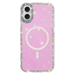 Rhinestone Dual-side IMD PC Hybrid TPU Magnetic Phone Case, For iPhone 17 Pro Max, For iPhone 17 Pro, For iPhone 17, For iPhone Air, For iPhone 16 Pro Max, For iPhone 16 Pro, For iPhone 16 Plus, For iPhone 16