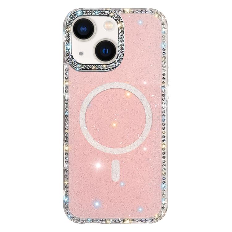 Rhinestone Dual-side IMD PC Hybrid TPU Magnetic Phone Case, For iPhone 15 Pro Max, For iPhone 15 Pro, For iPhone 15, For iPhone 14, For iPhone 14 Pro, For iPhone 14 Pro Max, For iPhone 13 Pro Max, For iPhone 13 Pro
