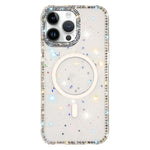 Rhinestone Dual-side IMD PC Hybrid TPU Magnetic Phone Case, For iPhone 15 Pro Max, For iPhone 15 Pro, For iPhone 15, For iPhone 14, For iPhone 14 Pro, For iPhone 14 Pro Max, For iPhone 13 Pro Max, For iPhone 13 Pro