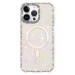 Rhinestone Dual-side IMD PC Hybrid TPU Magnetic Phone Case, For iPhone 15 Pro Max, For iPhone 15 Pro, For iPhone 15, For iPhone 14, For iPhone 14 Pro, For iPhone 14 Pro Max, For iPhone 13 Pro Max, For iPhone 13 Pro