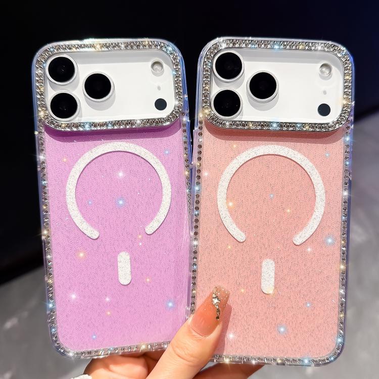 Rhinestone Dual-side IMD PC Hybrid TPU Magnetic Phone Case, For iPhone 17 Pro Max, For iPhone 17 Pro, For iPhone 17, For iPhone Air, For iPhone 16 Pro Max, For iPhone 16 Pro, For iPhone 16 Plus, For iPhone 16