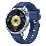 xDfind Silver Buckle Solid Color Silicone Watch Band, For Huawei Watch GT 6 / 5 46mm