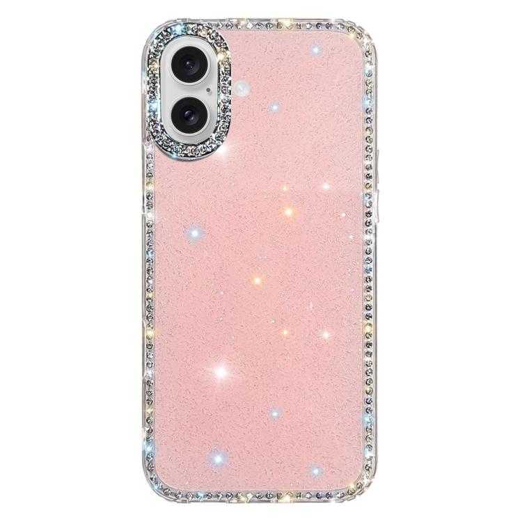 Rhinestone Dual-side IMD PC Hybrid TPU Phone Case, For iPhone 17 Pro Max, For iPhone 17 Pro, For iPhone 17, For iPhone Air, For iPhone 16 Pro Max, For iPhone 16 Pro, For iPhone 16 Plus, For iPhone 16