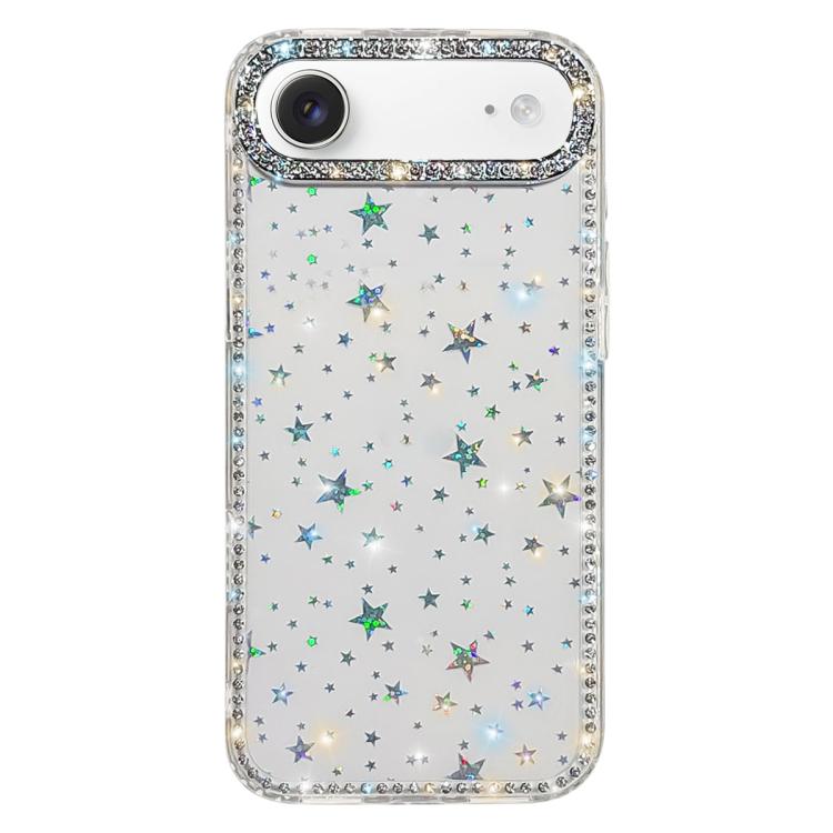 Rhinestone Dual-side IMD PC Hybrid TPU Phone Case, For iPhone 17 Pro Max, For iPhone 17 Pro, For iPhone 17, For iPhone Air, For iPhone 16 Pro Max, For iPhone 16 Pro, For iPhone 16 Plus, For iPhone 16