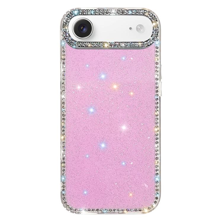 Rhinestone Dual-side IMD PC Hybrid TPU Phone Case, For iPhone 17 Pro Max, For iPhone 17 Pro, For iPhone 17, For iPhone Air, For iPhone 16 Pro Max, For iPhone 16 Pro, For iPhone 16 Plus, For iPhone 16