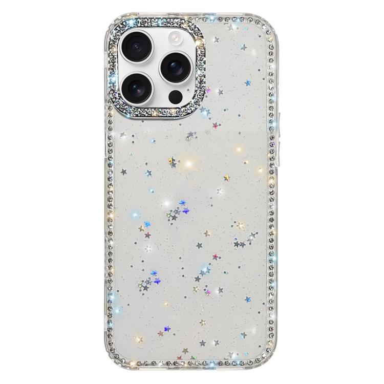 Rhinestone Dual-side IMD PC Hybrid TPU Phone Case, For iPhone 17 Pro Max, For iPhone 17 Pro, For iPhone 17, For iPhone Air, For iPhone 16 Pro Max, For iPhone 16 Pro, For iPhone 16 Plus, For iPhone 16