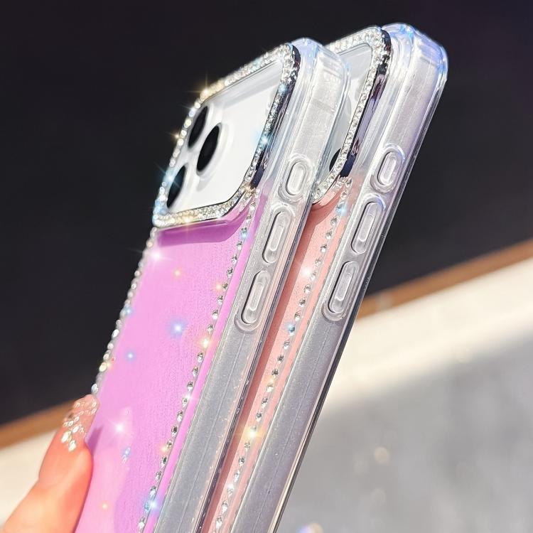 Rhinestone Dual-side IMD PC Hybrid TPU Phone Case, For iPhone 17 Pro Max, For iPhone 17 Pro, For iPhone 17, For iPhone Air, For iPhone 16 Pro Max, For iPhone 16 Pro, For iPhone 16 Plus, For iPhone 16