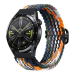 xDfind Sliding Buckle Nylon Braided Watch Band, 20mm, 22mm